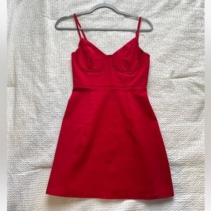 Princess polly novella mini dress red size 4